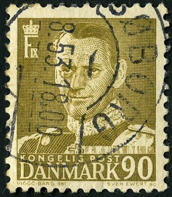 Dinamarca - 1950 - Frederik IX - 90Ore