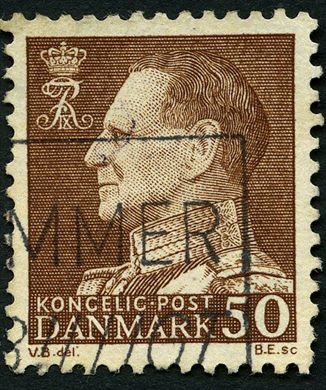 Dinamarca - 1961 - Rei Frederico IX - 50Ore