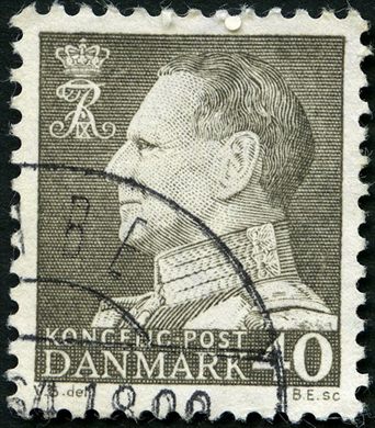 Dinamarca - 1962 - Rei Frederico IX - 40Ore