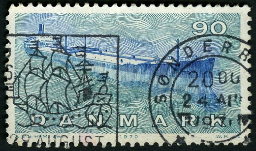 Dinamarca - 1970 - Industria - Navios Mercantes - Petroleiro - 90Ore