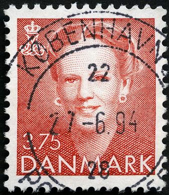 Dinamarca - 1992 - Rainha Margrethe II Serie 1 - 3.75Kr