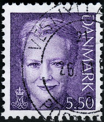 Dinamarca - 2000 - Rainha Margrethe II Serie 2 - 5.50Kr