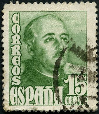 Espanha - 1948 - General Franco - 15Cts