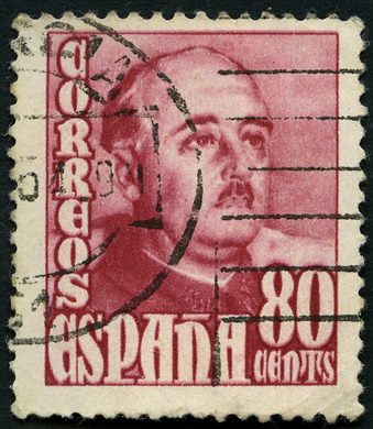 Espanha - 1948 - General Franco - 80Cts