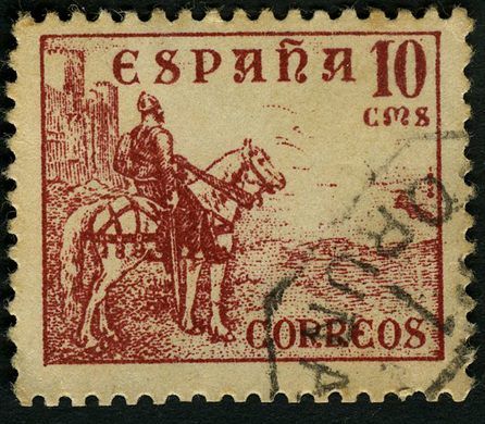 Espanha - 1949 - Cifras Cid e Isabel - Cid - 10Cts