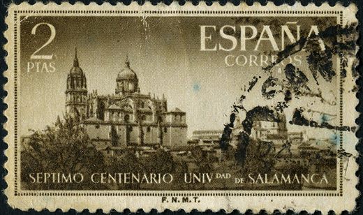 Espanha - 1953 - VII Centenario Universidade de Salamanca - 2Pta