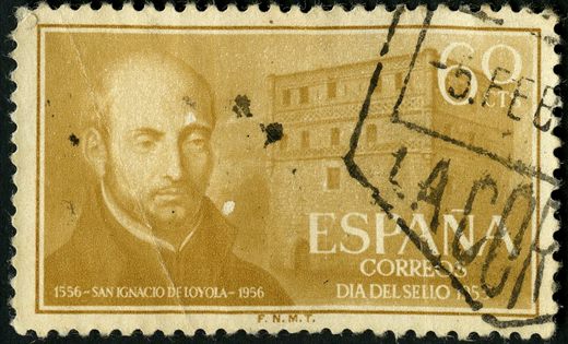 Espanha - 1955 - Dia del Sello - San Ignacio de Loyola - 60Cts