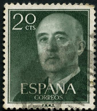 Espanha - 1955 - Basica Franco - 20Cts