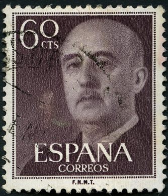 Espanha - 1955 - Basica Franco - 60Cts