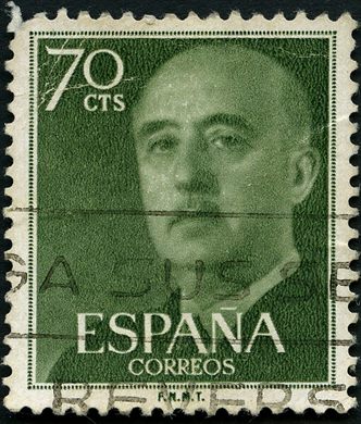 Espanha - 1955 - Basica Franco - 70Cts