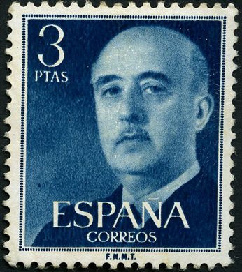Espanha - 1955 - Basica Franco - 3Ptas