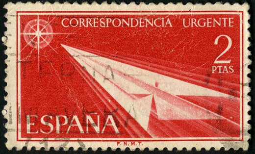 Espanha - 1956 - Correspondencia Urgente - 2Ptas