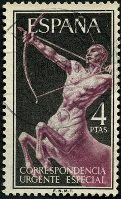 Espanha - 1956 - Correspondencia Urgente Especial - 4Ptas