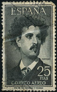 Espanha - 1956 - Fortuny - 25Ptas
