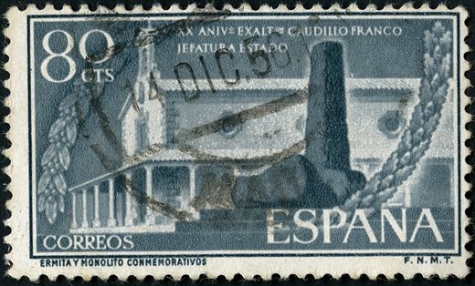 Espanha - 1956 - XX Aniversario Exaltacao Franco - 80C