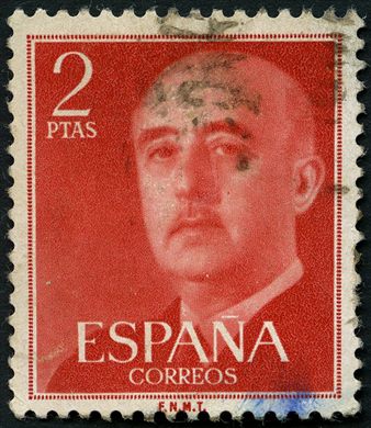 Espanha - 1956 - Basica Franco - 2Ptas Rojo