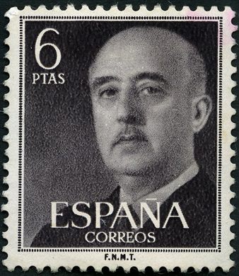 Espanha - 1956 - Basica Franco - 6Ptas