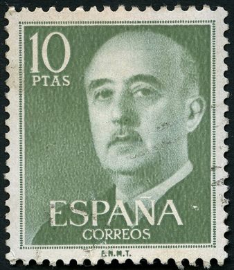 Espanha - 1956 - Basica Franco - 10Ptas