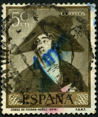 Espanha - 1958 - Pintura Goya Conde de Fernan Nunez - 50C