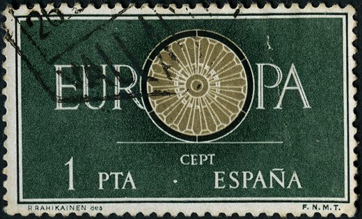 Espanha - 1960 - Europa CEPT Roda - 1Ptas