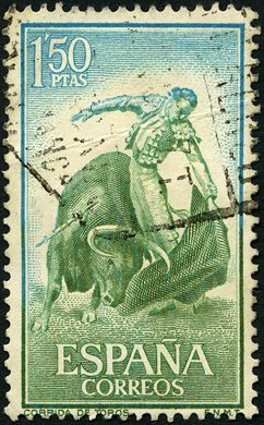 Espanha - 1960 - Tauromaquia Corrida de Toros - 1.50Ptas