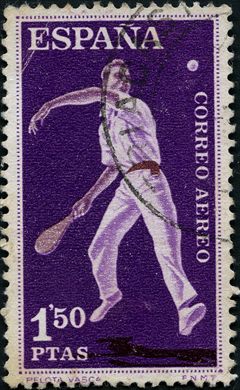 Espanha - 1960 - Desporto Correio Aereo Pelota Basca - 1.50Ptas