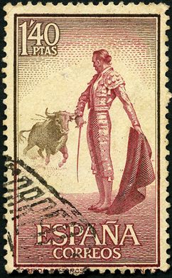 Espanha - 1960 - Tauromaquia Corrida de Toros - 1.40Ptas