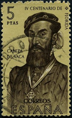 Espanha - 1960 - IV Centenario Florida Cabeza de Vaca - 5Pta