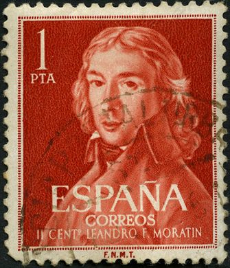 Espanha - 1960 - II Centenario Leandro Moratin - 1Pta