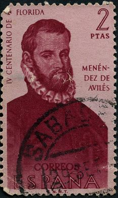 Espanha - 1960 - IV Centenario Florida Menendez de Aviles - 2Pta