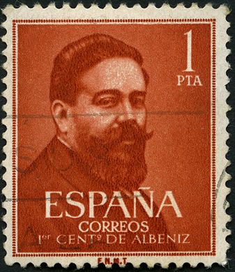 Espanha - 1960 - Centenario Albeniz - 1Pta