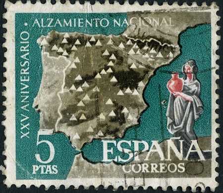 Espanha - 1961 - XXV Aniversario do Alzamiento Nacional - 5Ptas