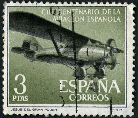 Espanha - 1961 - Cinquentenario da Aviacao Espanhola - Jesus del Gran Poder - 3Ptas
