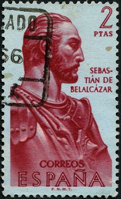Espanha - 1961 - Forjadores de America Sebastian de Belalcazar - 2Pta