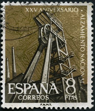 Espanha - 1961 - XXV Aniversario Alzamiento Nacional - 8Pta