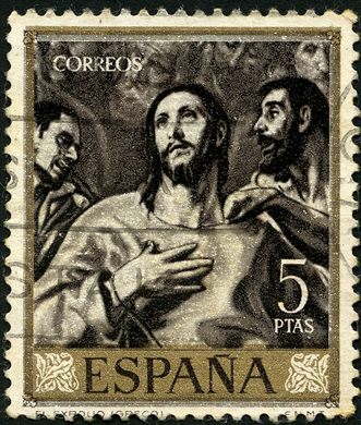 Espanha - 1961 - Pintores El Greco - El Expolio - 5Ptas
