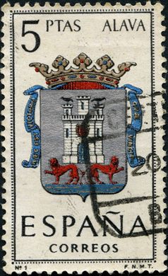 Espanha - 1962 - Escudos Provincias Alava - 5Ptas