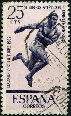 Espanha - 1962 - Jogos Iberoamericanos Atletismo - 25Cts