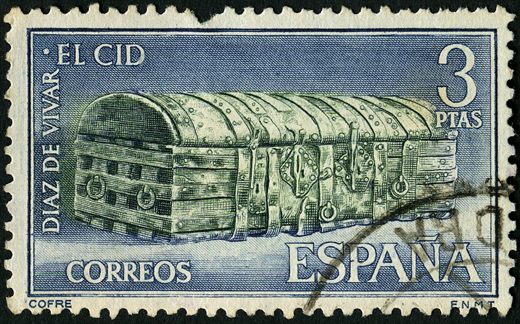 Espanha - 1962 - El Cid - Cofre - 3Ptas