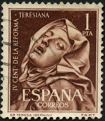 Espanha - 1962 - IV Centenario Reforma Teresiana - 1Pta