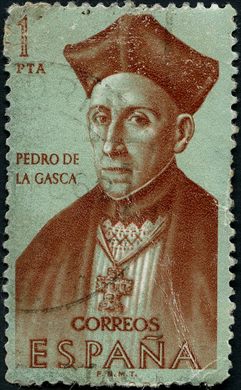 Espanha - 1962 - Forjadores de America Pedro de la Gasca - 1Pta