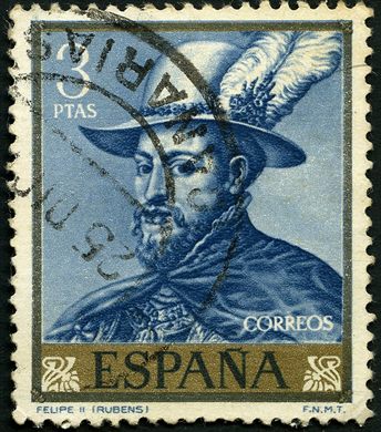 Espanha - 1962 - Pintor Rubens Felipe II - 3Ptas