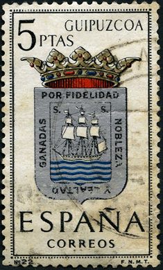 Espanha - 1963 - Escudos Provincias Guipuzcoa - 5Ptas