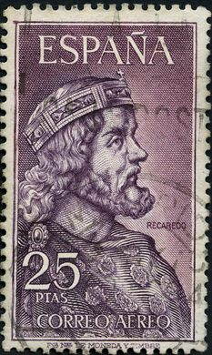 Espanha - 1963 - Personajes Espanoles - Recaredo - 25Ptas