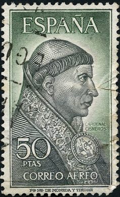 Espanha - 1963 - Personajes Espanoles - Cardenal Cisneros - 50Ptas