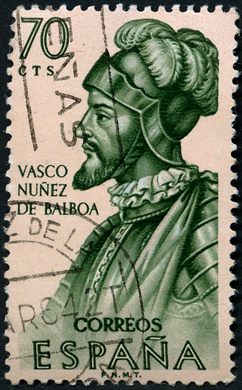 Espanha - 1963 - Forjadores de America Vasco Nunez de Balboa - 70C