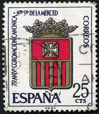 Espanha - 1963 - 75 Aniversario Coroacao Canonica Virgen de la Merced - 25C