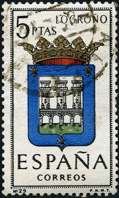 Espanha - 1964 - Escudos Provincias Logrono - 5Ptas
