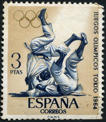 Espanha - 1964 - Jogos Olimpicos Toquio Judo - 3Ptas