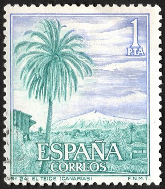 Espanha - 1964 - Turismo El Teide Canarias - 1Ptas